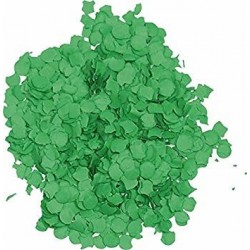 Bolsa de confeti verde 1 kg unicolor