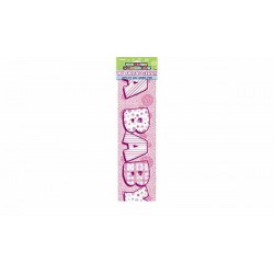 Letrero baby girl rosa 360 cm baby shower