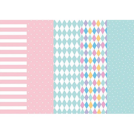 Papel de regalo surtido 68x100 cm