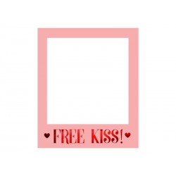 Marco fotos selfie 50x60 cm Free kiss