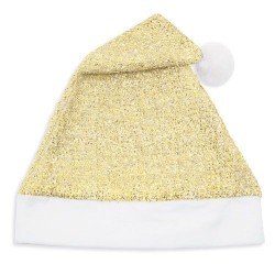 Gorro papa noel oro luxex brillantina