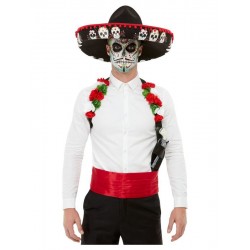 Kit mariachi dia muertos sombrero