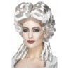 Peluca epoca Maria Antonieta blanca