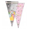 Bolsa cono de cumpleaños Princesas disney 25x50 cm 1 ud