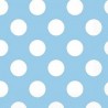 Servilletas azules lunares blancos 16 uds 25x25 cm