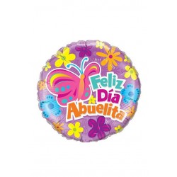 Globo feliz dia abuelita abuela 45 cm