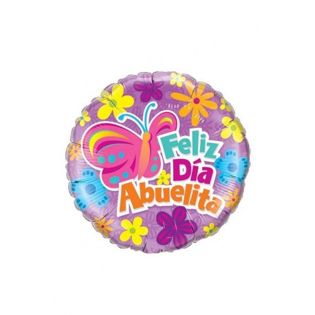 Globo feliz dia abuelita abuela 45 cm