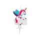 Vela figura unicornio 16 cm