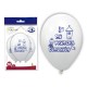 Globos primera comunion blancos 10 uds