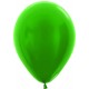 Globo Metal verde Sempertex R12 30 cm 12 uds