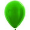 Globo Metal verde Sempertex R12 30 cm 12 uds
