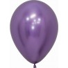 Globo reflex violeta R5 12,5 cm crome