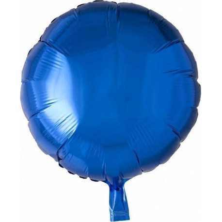 Globo redondo color azul marino 46 cm helio o aire