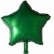Globo estrella color verde 46 cm helio o aire