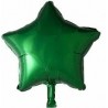 Globo estrella color verde 46 cm helio o aire