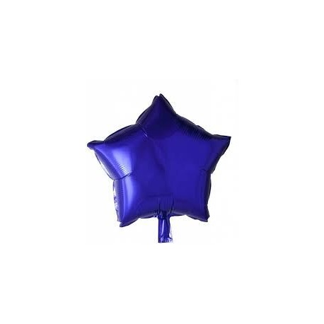 Globo estrella color purpura 46 cm helio o aire