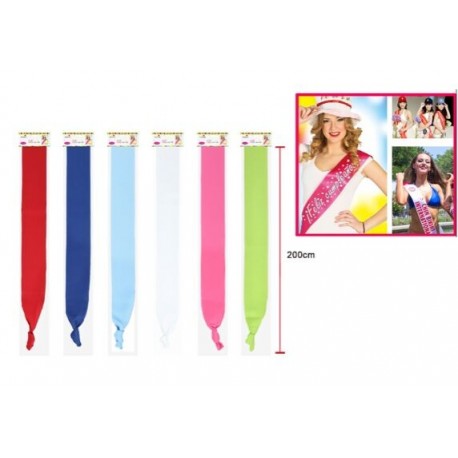 Banda lisa de cumpleanos 200 cm personalizable