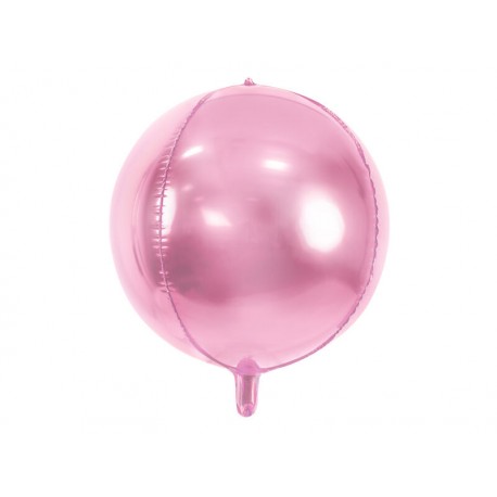 Globo rosa claro 40 cm redondo orbz