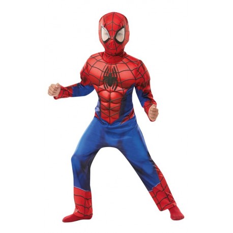 Disfraz Spideman musculoso para nino talla 8 10 anos