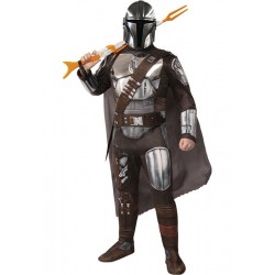 Disfraz The Mandalorian silver deluxe para adulto talla L