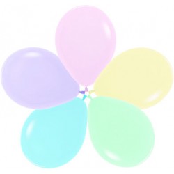 Globos Sempertex surtido de colores pastel 50 uds de 30 cm 12