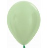 Globo Sempertex R12 30 cm Satin verde 12 uds
