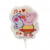 Vela Peppa Pig para cumpleaños 7,5 cm