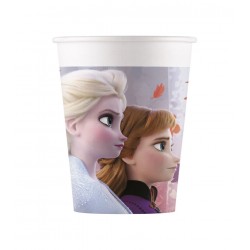 Vasos Frozen 2 cumpleanos 8 uds