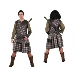 Disfraz guerrero escoces braveheart talla xl