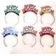 Tiara cotillon multicolor happy new year 10 unidades