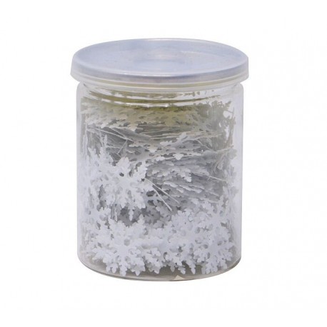 Escarcha confeti copos de nieve blancos 15 gr