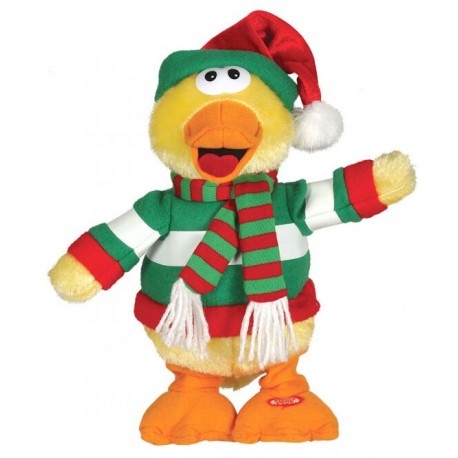 Pato navidad musical con movimiento