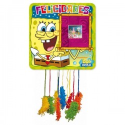 Pinata Bob Esponja 43x43 cm fotografia