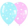 Globos rosas y azules bebe 10 uds de 12,5 cm