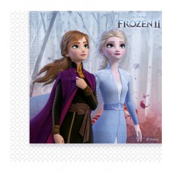 Servilletas de papel Frozen 2 33x33cm 20 unidades