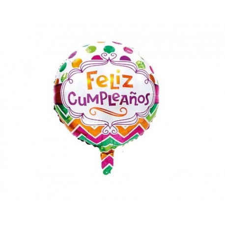 Globo feliz cumpleanos 45 cm