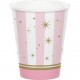 Vasos Bailarina 8 uds rosas y estrellas