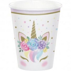 Vasos unicornio baby 8 uds