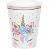Vasos unicornio baby 8 uds
