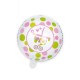 Globo carrito bebe rosa 45 cm