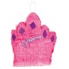 Piñata corona de princesa romper 41 x 37 cm