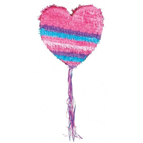 Pinata de romper forma corazon 37 x 36 cm