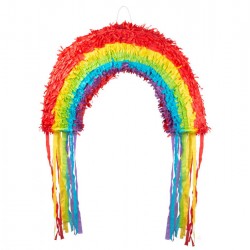 Pinata arcoiris de romper mejicana 37 x 58 cm