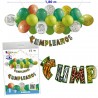 Guirnalda cumpleaños globos animales de la jungla 180 cm