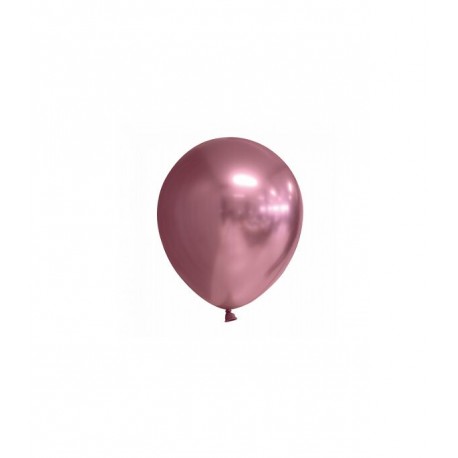 Globos cromados rosado 10 uds de 30 cm
