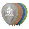 Globos feliz cumpleaños Reflex Sempertex 12 uds 30 cm