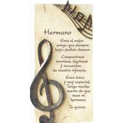 Poema Hermano en piedra regalo original