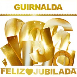 Guirnalda feliz jubilada 3 metros