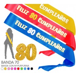 Banda 80 cumpleaños fiesta