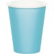 Vasos azul pastel carton 8 uds